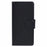 HANMAN Mill Series for Samsung	Galaxy S25 Edge Case Wallet Stand PU Leather Phone Cover - Black - 4