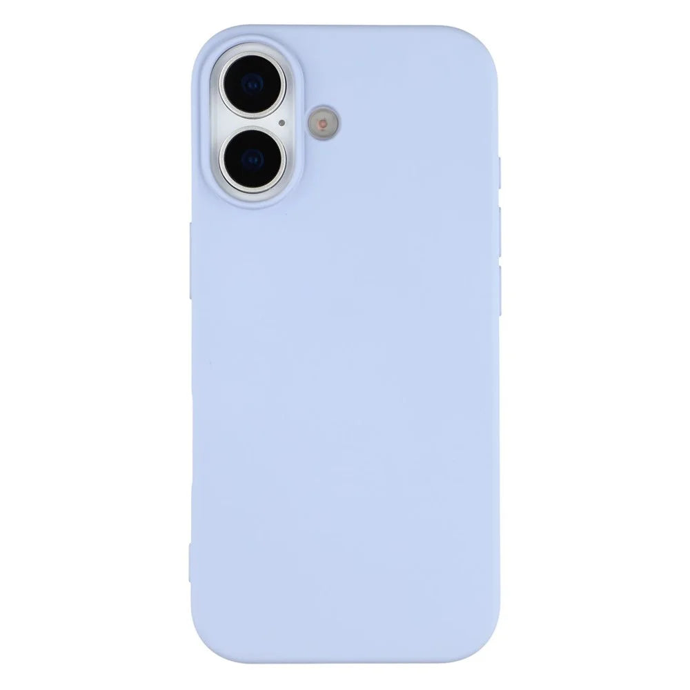 For iPhone 17 TPU Case Soft Fiber Lining Anti-Scratch Phone Cover - Light Purple - 3