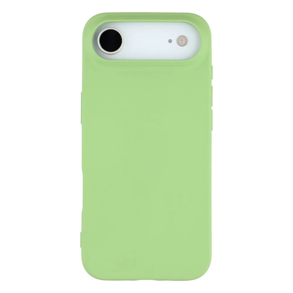 For iPhone Air TPU Case Soft Fiber Lining Anti-Scratch Phone Cover - Matcha Green - 3