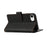 For iPhone 17e / 16e Case Multi Card Slots Zipper Leather Phone Cover with Wrist Strap - Black - 5