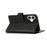 For iPhone 17 Case Multi Card Slots Zipper Leather Phone Cover with Wrist Strap - Black - 5