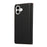 For iPhone 17 Case Multi Card Slots Zipper Leather Phone Cover with Wrist Strap - Black - 7