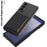 GKK For Samsung Galaxy Z Fold7 5G Case Hard PC Phone Cover with Slim Card Holder, Screen Film - Black - 3