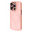 WANLONFENG For iPhone 16 Pro Max Back Cover Compatible with MagSafe  QB1 Series PC TPU Shockproof Phone Case - Pink - 3