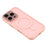 WANLONFENG For iPhone 16 Pro Max Back Cover Compatible with MagSafe  QB1 Series PC TPU Shockproof Phone Case - Pink - 5
