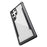 DEFENSE For Samsung Galaxy S22 Ultra 5G Transparent PC+TPU+Aluminum Alloy Phone Case Drop-proof Back Cover - Black - 1