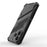 For iPhone 17 Case PC + TPU Shockproof Phone Cover with Kickstand - Black - 3