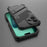 For iPhone 17 Case PC + TPU Shockproof Phone Cover with Kickstand - Black - 6