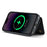 MAGKING K3 Series For iPhone 14 Pro Case Compatible with MagSafe Wallet PC + TPU + PU Phone Cover - Black - 4