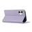 For iPhone 17 Case RFID Blocking Wallet Stand Rhombus Leather Phone Cover with Wrist Strap - Purple - 4