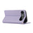 For iPhone Air Case RFID Blocking Wallet Stand Rhombus Leather Phone Cover with Wrist Strap - Purple - 4