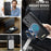 CASEME For iPhone 16 Plus Case  C49  Compatible with MagSafe RFID Blocking Detachable Wallet Leather Phone Cover - Black - 3