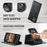 CASEME For iPhone 15 Case  C49  Compatible with MagSafe RFID Blocking Detachable Wallet Leather Phone Cover - Black - 5