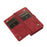 For iPhone Air Case Zipper Pocket 9 Card Slots PU Leather Phone Cover with Wrist Strap - Red - 6