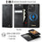 CASEME For iPhone 15 Pro Max Case  C49  Compatible with MagSafe RFID Blocking Detachable Wallet Leather Phone Cover - Black - 2