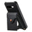 For Google Pixel 9a Case Mirror Card Holder Litchi Texture Leather Phone Back Cover with Long Strap - Black - 3