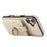 For iPhone 17 Case Card Holder Ring Kickstand TPU + PU Leather Phone Cover with Long Strap - Beige - 4