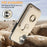 For iPhone 17 Case Card Holder Ring Kickstand TPU + PU Leather Phone Cover with Long Strap - Beige - 7