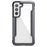 DEFENSE For Samsung Galaxy S22 5G PC+TPU+Aluminum Alloy Transparent Case Shockproof Phone Cover - Black - 1