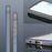 DEFENSE For Samsung Galaxy S22 5G PC+TPU+Aluminum Alloy Transparent Case Shockproof Phone Cover - Black - 2