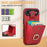 For iPhone Air Case Card Holder Ring Kickstand TPU + PU Leather Phone Cover with Long Strap - Red - 5