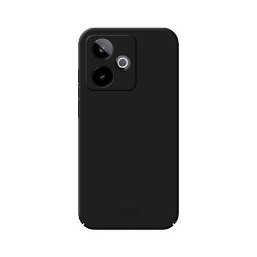 MOFI For Realme GT 7 5G Phone Case  JK Qin Series Skin-Touch Matte Anti-fingerprint Back Cover - Black - 1