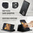 CASEME For iPhone 16 Pro Case  C49  Compatible with MagSafe RFID Blocking Detachable Wallet Leather Phone Cover - Black - 3