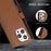 For iPhone 15 Pro Max Case 3D Rhombus Grid Imprinted Wallet Leather Phone Cover with Lanyard - Brown - 7