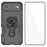 WANLONFENG For iPhone Air Phone Case  PC TPU Back Cover Kickstand with Tempered Glass - Black - 1