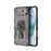 WANLONFENG For iPhone Air Phone Case  PC TPU Back Cover Kickstand with Tempered Glass - Black - 5