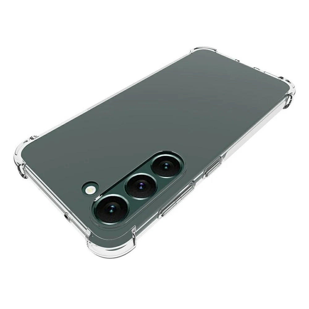 For Samsung Galaxy S23+ Non-slip Crystal Clear Phone Case Thickened Corner Shockproof TPU Cover - 5