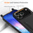 For iPhone 18 Pro / 17 Pro Case Liquid Silicone Card Holder Back Phone Cover with Lanyard - Black - 5