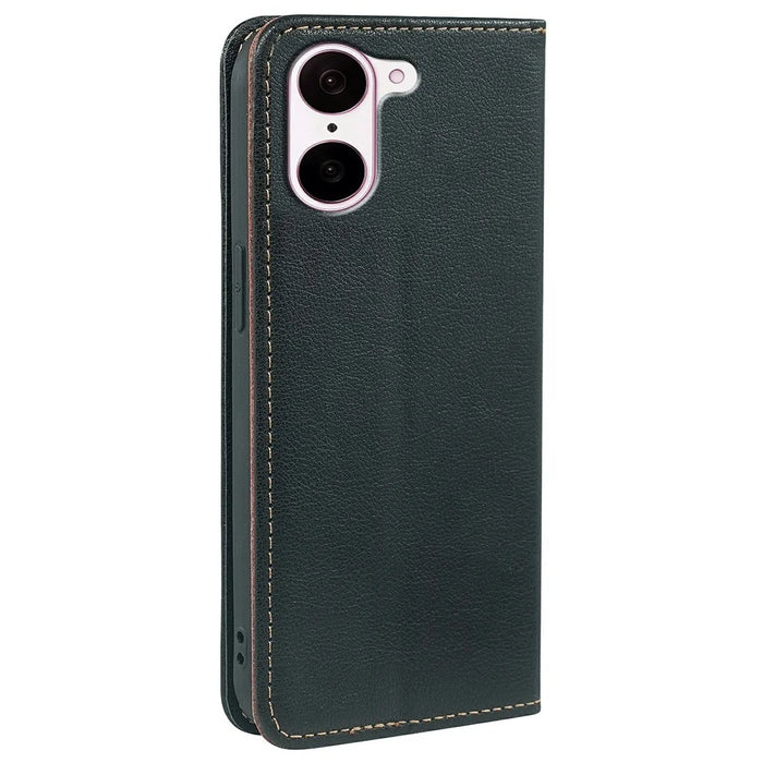 For OnePlus Nord CE5 5G / Ace 5 Racing 5G Case Wallet RFID Blocking Leather Phone Cover Strong Magnetic Closure - Black - 7