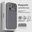 For iPhone 16 Pro Max Magnetic Case AI Button Liquid Silicone Phone Back Cover with Lens Film - Baby Blue - 7