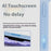 For iPhone 16 Pro Magnetic Case AI Button Liquid Silicone Phone Back Cover with Lens Film - Baby Blue - 6