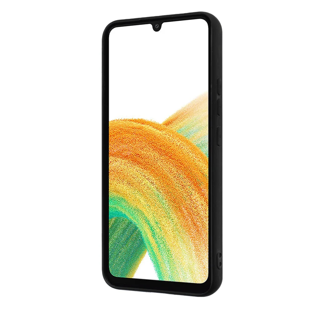 For Samsung Galaxy S25 FE Case Ring Kickstand Soft TPU Matte Phone Cover - Black - 4
