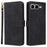 For Infinix Smart 10 Plus Case Wallet RFID Blocking PU Leather Phone Cover Stand with Strap - Black - 1