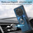 For Nothing Phone (3a) Pro Phone Case Leather Back Cover with Card Slots Kickstand - Blue - 3