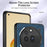 For Nothing Phone (3a) Pro Phone Case Leather Back Cover with Card Slots Kickstand - Blue - 5