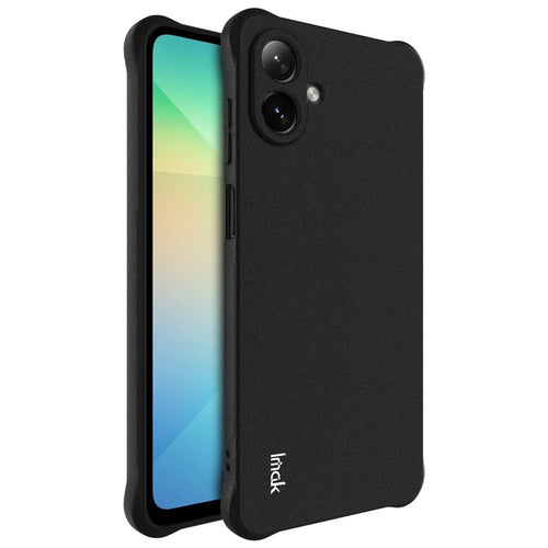 IMAK For Samsung Galaxy A07 4G Case TPU Phone Cover Airbag Shockproof Protection - Matte Black - 1
