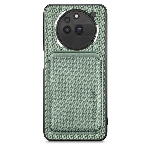 For Nothing Phone (3a) Pro Case Magnetic Detachable Card Holder Phone Back Cover - Green - 1