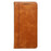 For iPhone 17 Pro Max Case Hidden Magnetic Closure Calf Texture Leather Phone Cover - Yellow - 4