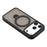 For iPhone 17 Pro Max Case Rotating Kickstand TPU + PC Magnetic Phone Cover - Black - 6