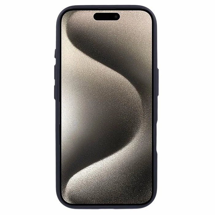 For iPhone 17 Case Compatible with MagSafe TPU + PC Rubberized Finish Phone Cover - Black - 2