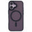 For iPhone 17 Case Compatible with MagSafe TPU + PC Rubberized Finish Phone Cover - Black - 3