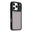 For iPhone 17 Pro Max Case Shockproof TPU + PC Phone Back Cover with Metal Buttons - Black - 1