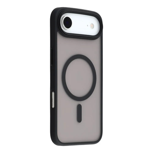 For iPhone Air Case Compatible with MagSafe TPU + PC Rubberized Finish Phone Cover - Black - 1