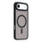 For iPhone Air Case Compatible with MagSafe TPU + PC Rubberized Finish Phone Cover - Black - 1