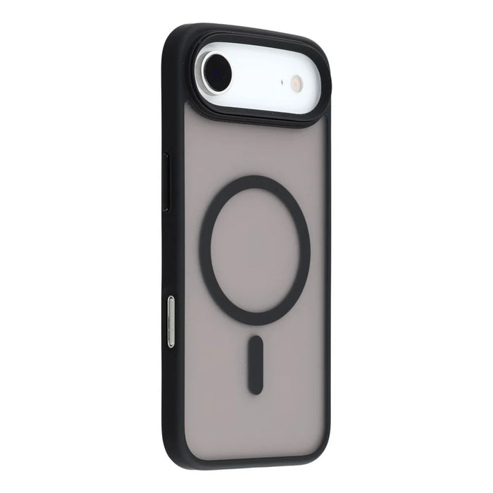 For iPhone Air Case Compatible with MagSafe TPU + PC Rubberized Finish Phone Cover - Black - 1