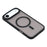 For iPhone Air Case Compatible with MagSafe TPU + PC Rubberized Finish Phone Cover - Black - 4